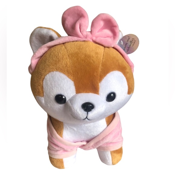 New Heated teddy bear shiba innu dog - Picture 1 of 8
